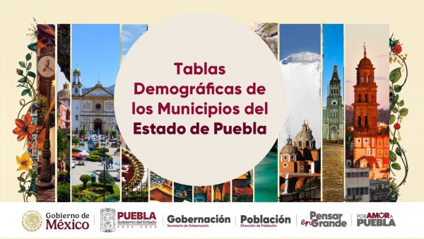 Tablas Demogr&aacute;ficas de los Municipios de Puebla